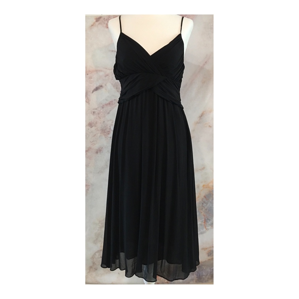 EUC Theory Black Silk “Layna” Dress Sz 6